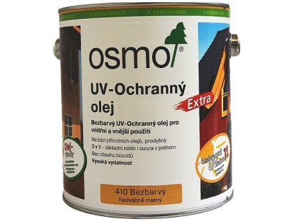 Osmo UV OCHRANNÝ OLEJ EXTRA BEZ OCHRANY NÁTERU 2,5L 410 bezfarebný  + darček podľa vlastného výberu