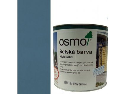 Osmo sedliacka farba 2,5l holubia modrá 2507 + darček v hodnote až 7,5 EUR