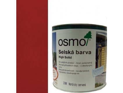 Osmo Sedliacka farba 25L 2308 nordické červená  + darček v hodnote až 8 EUR