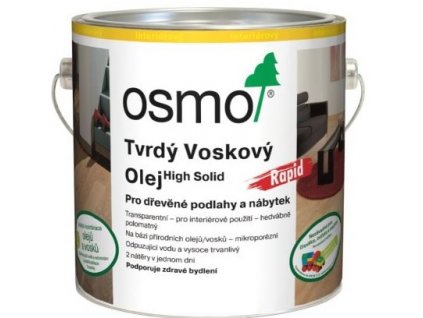 Osmo Tvrdý voskový olej RAPID 0,75L 3262 bezfarebný matný  + darček podľa vlastného výberu