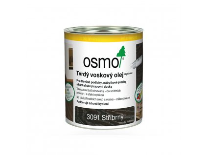 OSMO TVRDÝ VOSKOVÝ OLEJ 3091 stříbrný 0,375 l