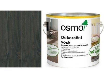 Osmo Dekoračný vosk transparentný 2,5L 3118 Sivý granit  + darček v hodnote až 8 EUR