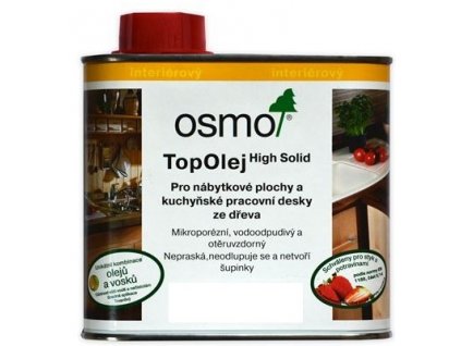 Osmo Top olej 0,5L 3058 bezfarebný matný  + darček k objednávke nad 40€