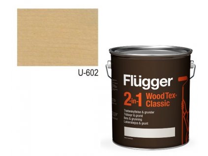 Flügger Wood Tex - Classic 2v1 (predtým Flügger 2v1 Classic) - lazúrovacia lak- 0,7l odtieň U-602  + darček k objednávke nad 40€