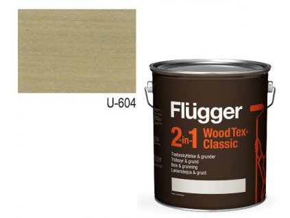 Flügger Wood Tex - Classic 2v1 (predtým Flügger 2v1 Classic) - lazúrovacia lak- 0,7l odtieň U-604  + darček k objednávke nad 40€