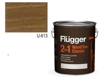Flügger Wood Tex - Classic 2v1 (predtým Flügger 2v1 Classic) - lazúrovacia lak- 0,7l odtieň U-613  + darček k objednávke nad 40€