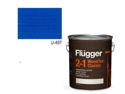 Flügger Wood Tex Classic 2v1 (dříve Flügger 2v1 Classic) - lazurovací lak- 3L -odstín U-497  + darček podľa vlastného výberu