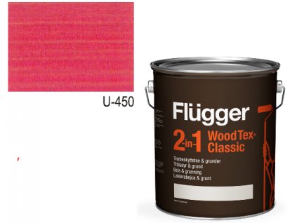 Flügger Wood Tex - Classic 2v1 (predtým Flügger 2v1 Classic) - lazúrovacia lak- 4,9l odtieň U-450  + darček podľa vlastného výberu