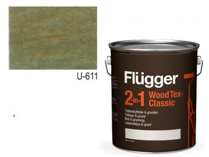Flügger Wood Tex - Classic 2v1 (predtým Flügger 2v1 Classic) - lazúrovacia lak- 4,9l odtieň U-611  + darček podľa vlastného výberu