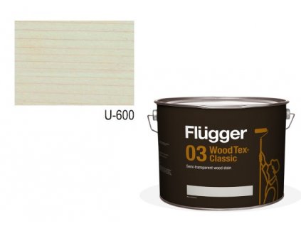 Flügger Wood Tex - Classic 03 Semi-transparent (predtým 96 Classic) - lazúrovacia lak- 0,75l odtieň U-600  + darček k objednávke nad 40€