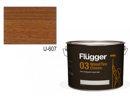 Flügger Wood Tex - Classic 03 Semi-transparent (predtým 96 Classic) - lazúrovacia lak- 0,75l odtieň U-607  + darček k objednávke nad 40€