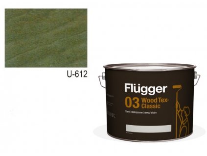 Flügger Wood Tex - Classic 03 Semi-transparent (dříve 96 Classic) - lazurovací lak- 0,75L -odstín U-612  + darček k objednávke nad 40€