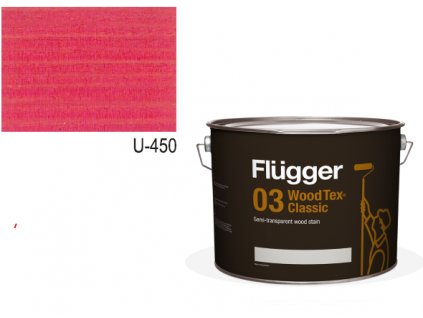 Flügger Wood Tex - Classic 03 Semi-transparent (predtým 96 Classic) - lazúrovacia lak- 9,1l odtieň U-450  + darček v hodnote až 8 EUR