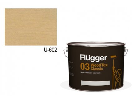 Flügger Wood Tex - Classic 03 Semi-transparent (predtým 96 Classic) - lazúrovacia lak- 9,1l odtieň U-602  + darček v hodnote až 8 EUR