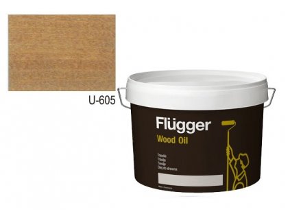 Flügger Wood Tex Wood Oil (predtým Wood Oil Aqua) 0,75l odtieň U-605  + darček k objednávke nad 40€