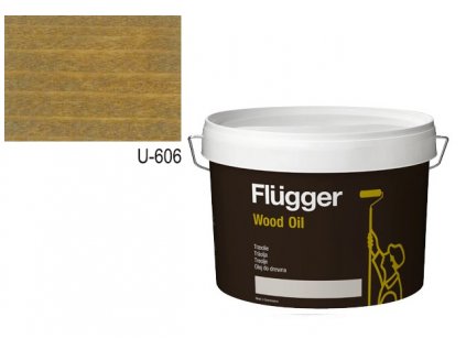 Flügger Wood Tex Wood Oil (predtým Wood Oil Aqua) 0,75l odtieň U-606  + darček k objednávke nad 40€