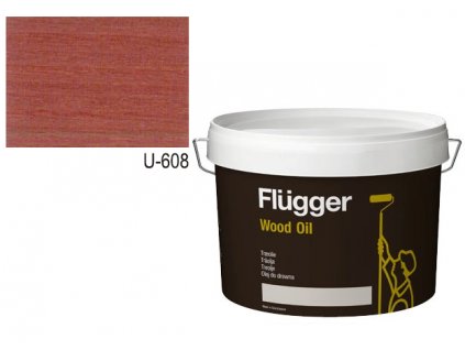 Flügger Wood Tex Wood Oil (predtým Wood Oil Aqua) 0,75l odtieň U-608  + darček k objednávke nad 40€