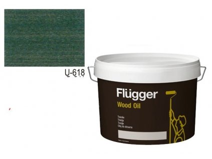 Flügger Wood Tex Wood Oil (predtým Wood Oil Aqua) 0,75l odtieň U-618  + darček k objednávke nad 40€