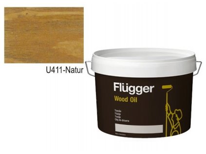 Flügger Wood Tex Wood Oil (predtým Wood Oil Aqua) 3l odtieň U-411 natur  + darček k objednávke nad 40€