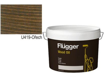 Flügger Wood Oil Aqua (predtým Olej Aqua) 3l odtieň U419 orech