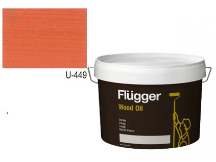 Flügger Wood Tex Wood Oil (predtým Wood Oil Aqua) 3l odtieň U-449  + darček k objednávke nad 40€