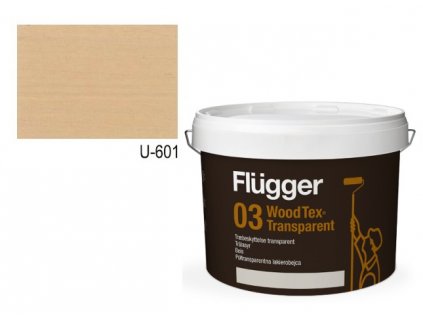 Flügger Wood Tex Aqua 03 Transparent (predtým 95 Aqua) -lazurovací lak - 0,75l odtieň U-601  + darček k objednávke nad 40€
