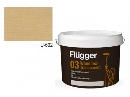 Flügger Wood Tex Aqua 03 Transparent (predtým 95 Aqua) -lazurovací lak - 0,75l odtieň U-602  + darček k objednávke nad 40€