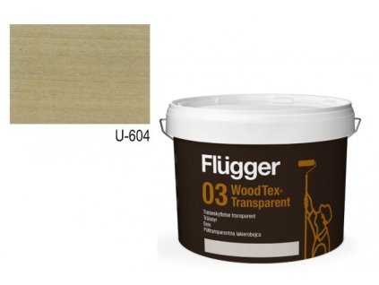 Flügger Wood Tex Aqua 03 Transparent (predtým 95 Aqua) -lazurovací lak - 0,75l odtieň U-604  + darček k objednávke nad 40€
