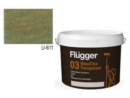 Flügger Wood Tex Aqua 03 Transparent (predtým 95 Aqua) -lazurovací lak - 0,75l odtieň U-611  + darček k objednávke nad 40€