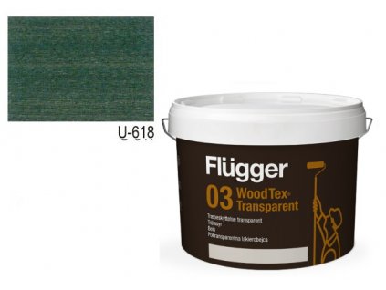 Flügger Wood Tex Aqua 03 Transparent (predtým 95 Aqua) -lazurovací lak - 0,75l odtieň U-618  + darček k objednávke nad 40€
