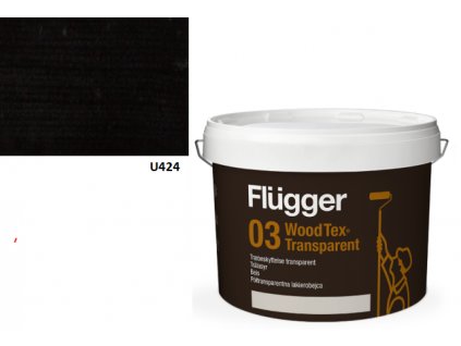 Flügger Wood Tex Aqua 03 Transparent (predtým 95 Aqua) -lazurovací lak - 3l odtieň U-428 oliva  + darček k objednávke nad 40€