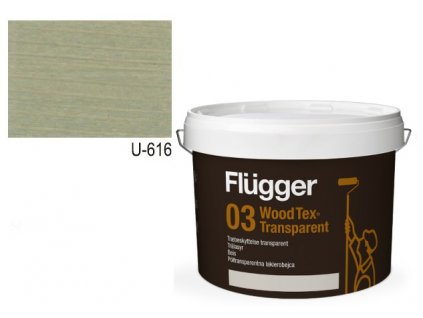 Flügger Wood Tex Aqua 03 Transparent (predtým 95 Aqua) -lazurovací lak - 3l odtieň U-616  + darček k objednávke nad 40€