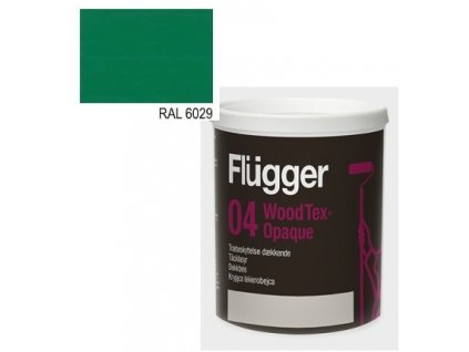 Flügger Wood Tex Aqua 04 Opaque (predtým 98 Aqua) - lazúrovací lak - 3l odtieň RAL 6029  + darček podľa vlastného výberu