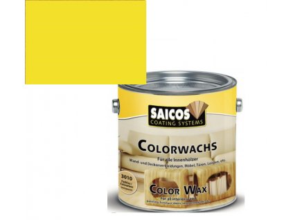 Saicos farebný vosk Klasik CITRÓNOVÁ 3012; 0,75 l  + darček k objednávke nad 40€