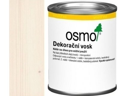 Osmo dekoračný vosk intenzívne odtiene 0,125L 3188 Sneh