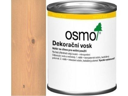 Osmo Dekoračný vosk transparentný 0,125L 3102 Buk ľahko parený