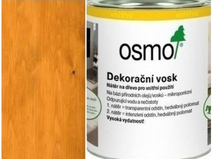 Osmo Dekoračný vosk transparentný 0,375L 3103 svetlý dub