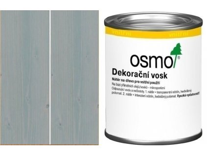 Osmo Dekoračný vosk transparentný 0,125L 3119 Hodvábne šedý