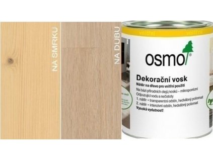 Osmo Dekoračný vosk transparentný 0,375L 3136 Breza  + darček k objednávke nad 40€