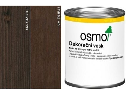 Osmo Dekoračný vosk transparentný 0,125L 3161 Ebenové drevo  + darček k objednávke nad 40€