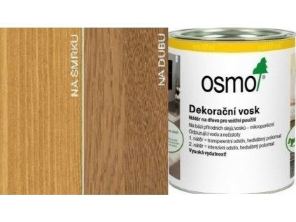 Osmo Dekoračný vosk transparentný 0,375L 3164 Dub  + darček k objednávke nad 40€