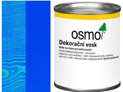 Osmo dekoračný vosk intenzívne odtiene 0,125L 3125 modrá  + darček k objednávke nad 40€