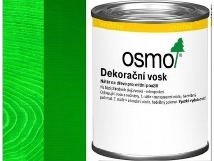 Osmo dekoračný vosk intenzívne odtiene 0,125L 3131 zelená  + darček k objednávke nad 40€