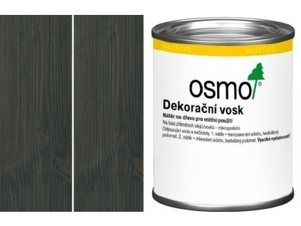 Osmo Dekoračný vosk transparentný 0,125L 3118 Sivý granit  + darček k objednávke nad 40€