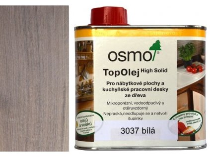 Osmo Top olej 0,5L 3037 biela  + darček k objednávke nad 40€