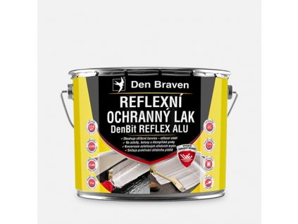 Den Braven DenBit REFLEX ALU (Reflexný ochranný lak) čierny  + darček k objednávke nad 40€