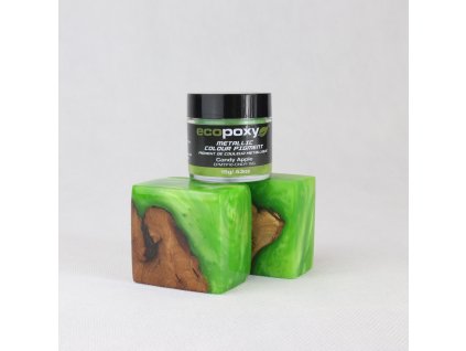 EcoPoxy (Metalické pigmenty do živice) 15g candy apple  + darček k objednávke nad 40€