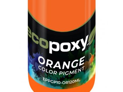 EcoPoxy (Farebné pigmenty do živice) 120ml Oranžová  + darček k objednávke nad 40€