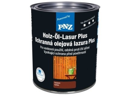 PNZ Olejová lazúra Plus 0,75l Odtieň: Bezfarebný - Farblos  + darček k objednávke nad 40€
