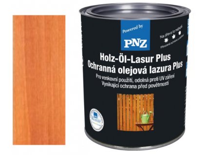 PNZ Olejová lazúra Plus 0,75l Odtieň: Cedar - Zeder  + darček k objednávke nad 40€